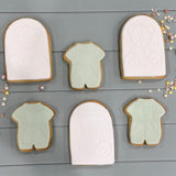 Baby Boy Bear Cookies - Set of 10