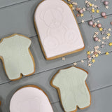 Baby Boy Bear Cookies - Set of 10