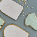Baby Boy Announcement Cookies - Set of 10