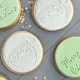 Christmas Santa Cookies - Set of 10