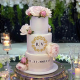 Three Tier Wedding Custom Cake