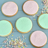 Floral Wedding Cookies - Set of 10