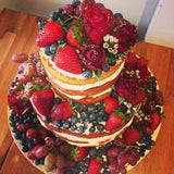 Fresh Fruit Semi Naked Cake