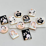 Happy Halloween Ghosts and Ghouls Custom Cookies