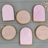 Princess and Carriage Fondant Cookies - Set of 10