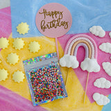 Rainbow in the Clouds Cake Topper Set