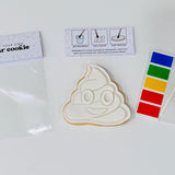 Poo Emoji Paint Your Own Cookie