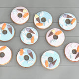 Ice Cream Donut Cookies - Set of 10