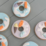 Ice Cream Donut Cookies - Set of 10