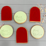 Merry Christmas Cookies - Set of 10