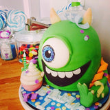 Monsters Inc Birthday Custom Cake