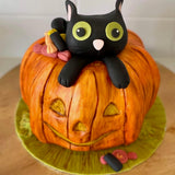 Pumpkin Halloween Custom Cake