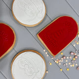 Santa Christmas Tree Cookies - Set of 10