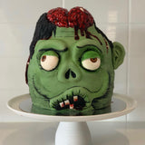Zombie Halloween Custom Cake