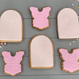 Baby Girl Announcement Cookies