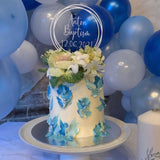 Baptism Buttercream Cake
