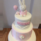 Bunny Birthday Custom Cake