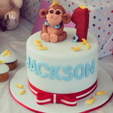Cheeky Monkey Birthday Custom Cake