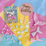 Mermaid in the Ocean Cake Topper and Edible Decoration Set