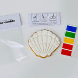Sea Shell Paint Your Own Cookie