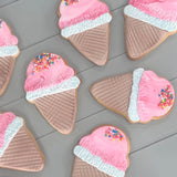 Ice Cream and Sprinkles Cookies - Set of 10