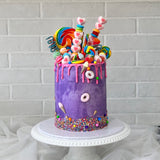 Lolli Explosion Buttercream Custom Cake