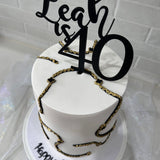 Necklace Custom Birthday Cake