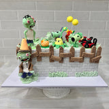 Plants vs. Zombies Custom Cake